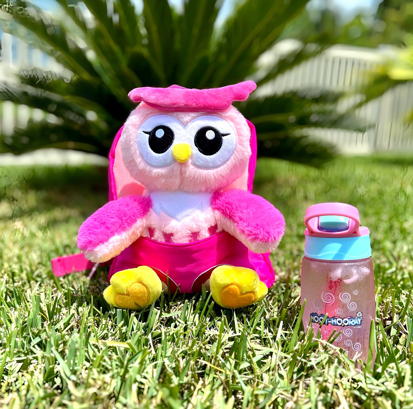 Pink Owl Mini Backpack